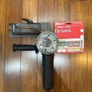 Electric Cutter with Bauer sanding dics